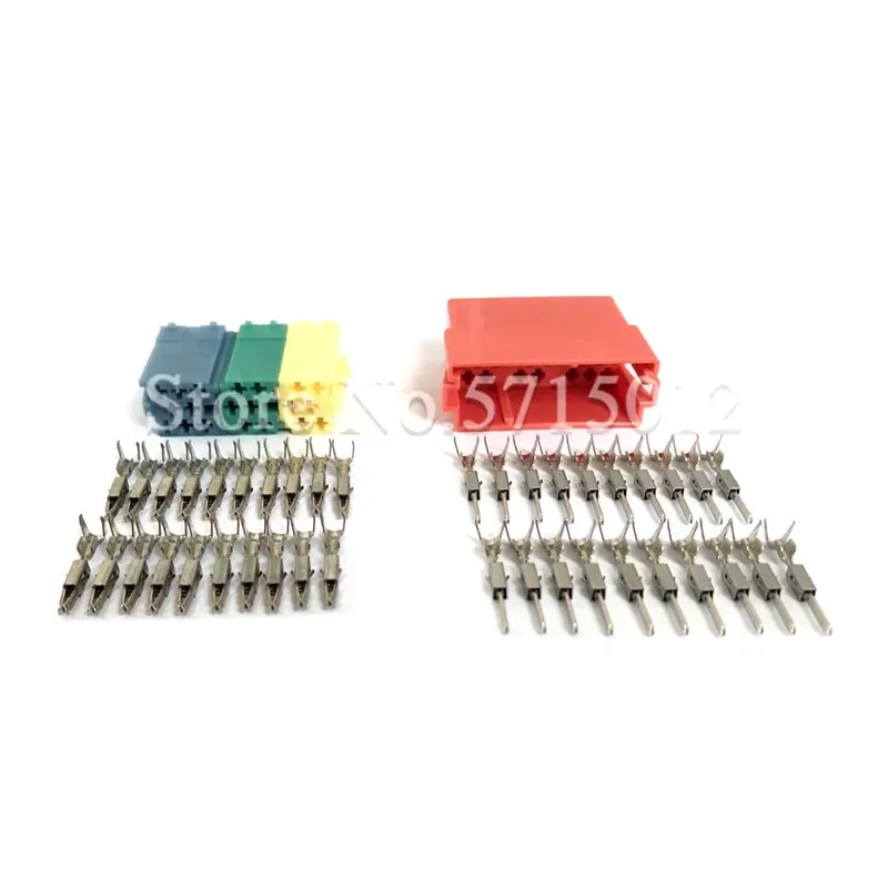 20 Hole Universal Car ISO Radio Socket ISO Adapter Connector Automotive Radio Cable Connector For Car VW Audi Skoda