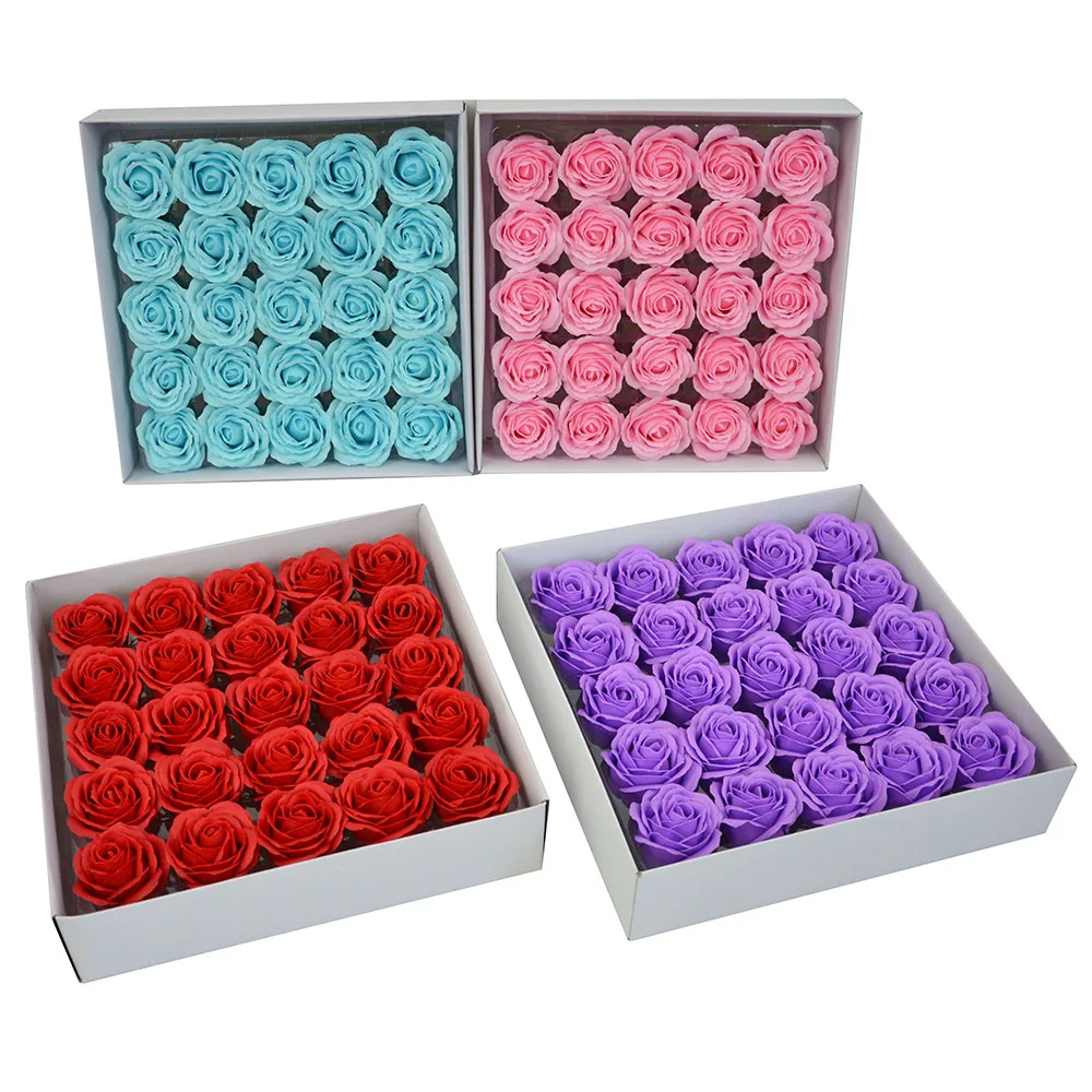 Artificial 6cm 5 Layer Soap Flower Rose Christmas Valentine Gift Home Decoration High Quality Flowers