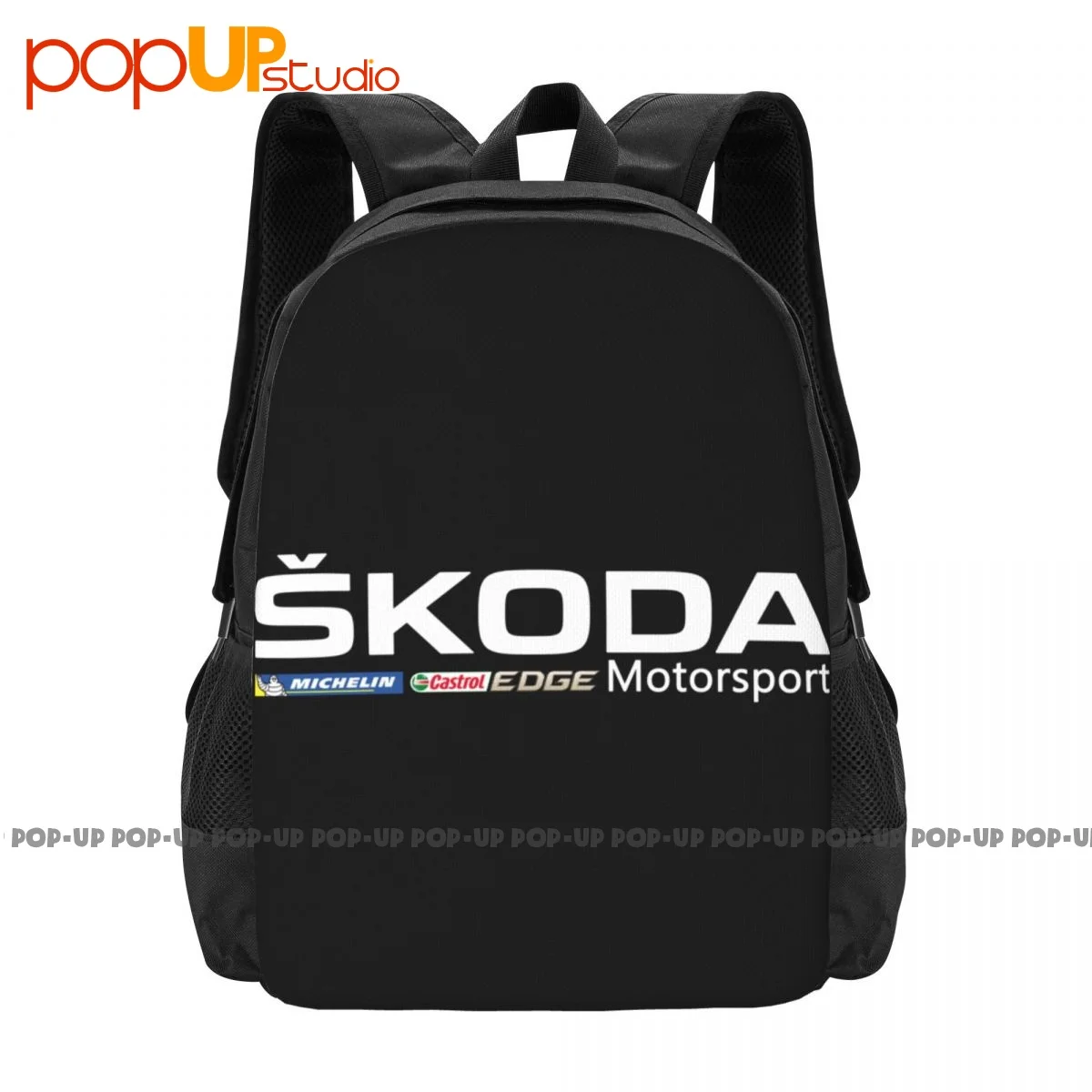 Skoda Motorsport Rally Fabia Wrc S2000 Racing Sport Car 2018 Backpack Large Capacity Backpack Art Print