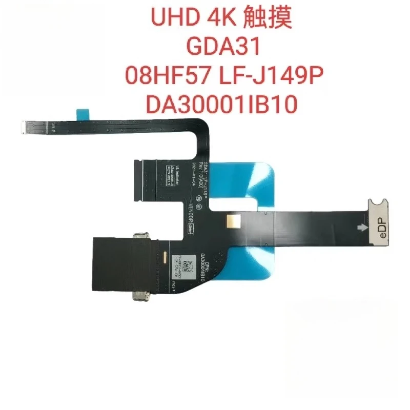 

NEW Laptop LCD EDP Cable For DELL XPS 13 9300 9310 UHD 4K TOUCH 08HF57 8HF57 LF-J149P DA30001IB10