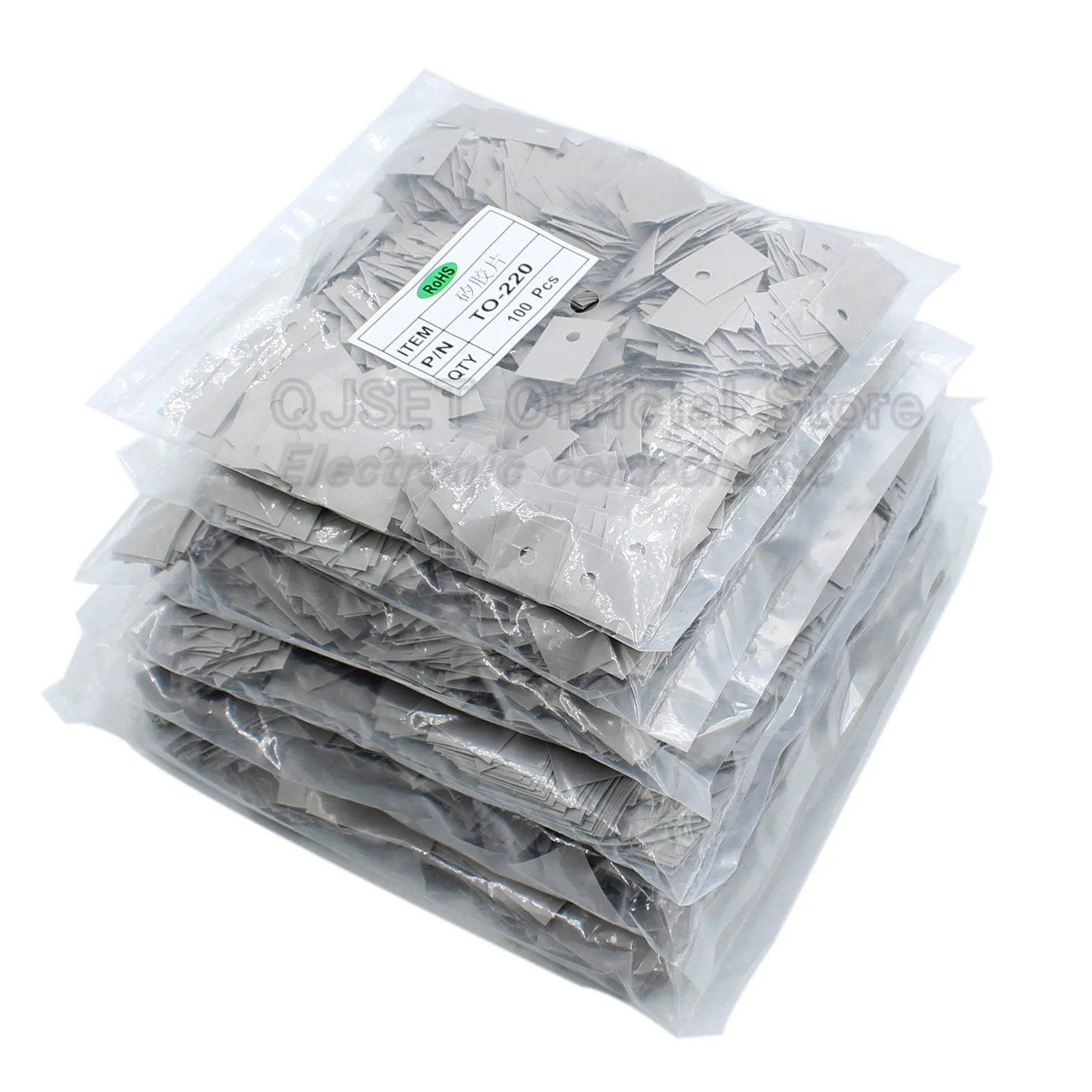 100 pz TO-220 TO-3P1 247 Triodo Termico Conduttivo Tubo di Silicone Dissipazione del Calore Isolante Distanziatori 13x19mm 20*25mm 18*22*28mm