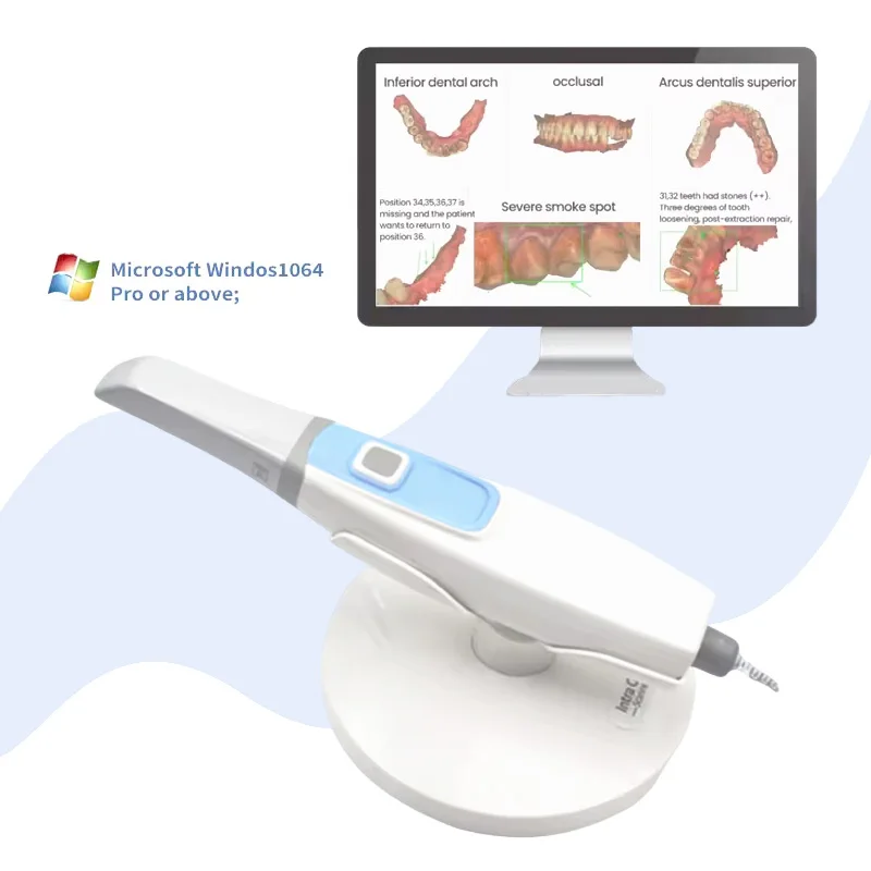 Oral Intraoral 3D Scanner PC Cart Fast Dental Intraoral Scanner For Implant/Orthodontics/Restoration