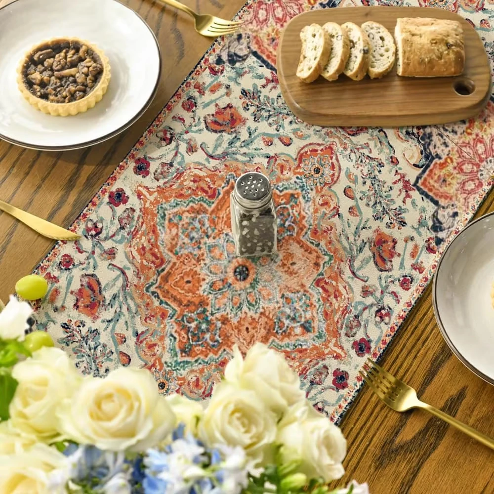 Boho Bohem Tarzı Masa Örtüsü Ş - Table Runner incelemesi ve fiyatı
