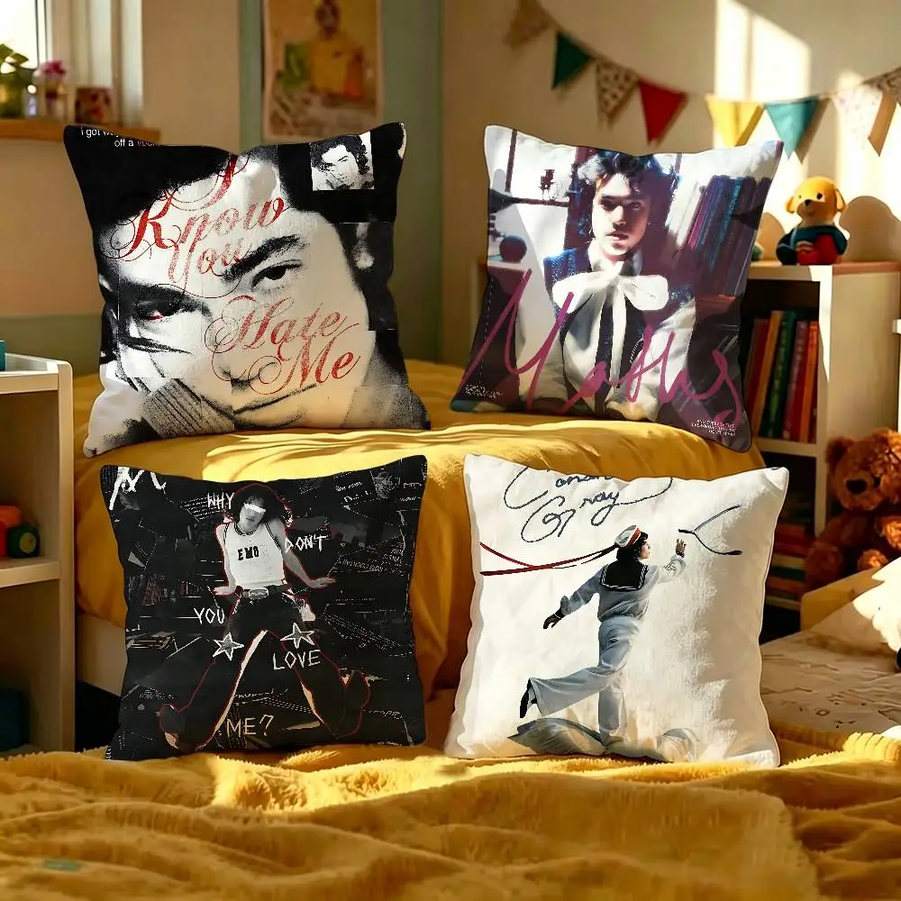 C-Conans Grays Personalized Pillow Cover Kids Bedroom Wild Party Decor Pillowcase kid Birthday shower Gift