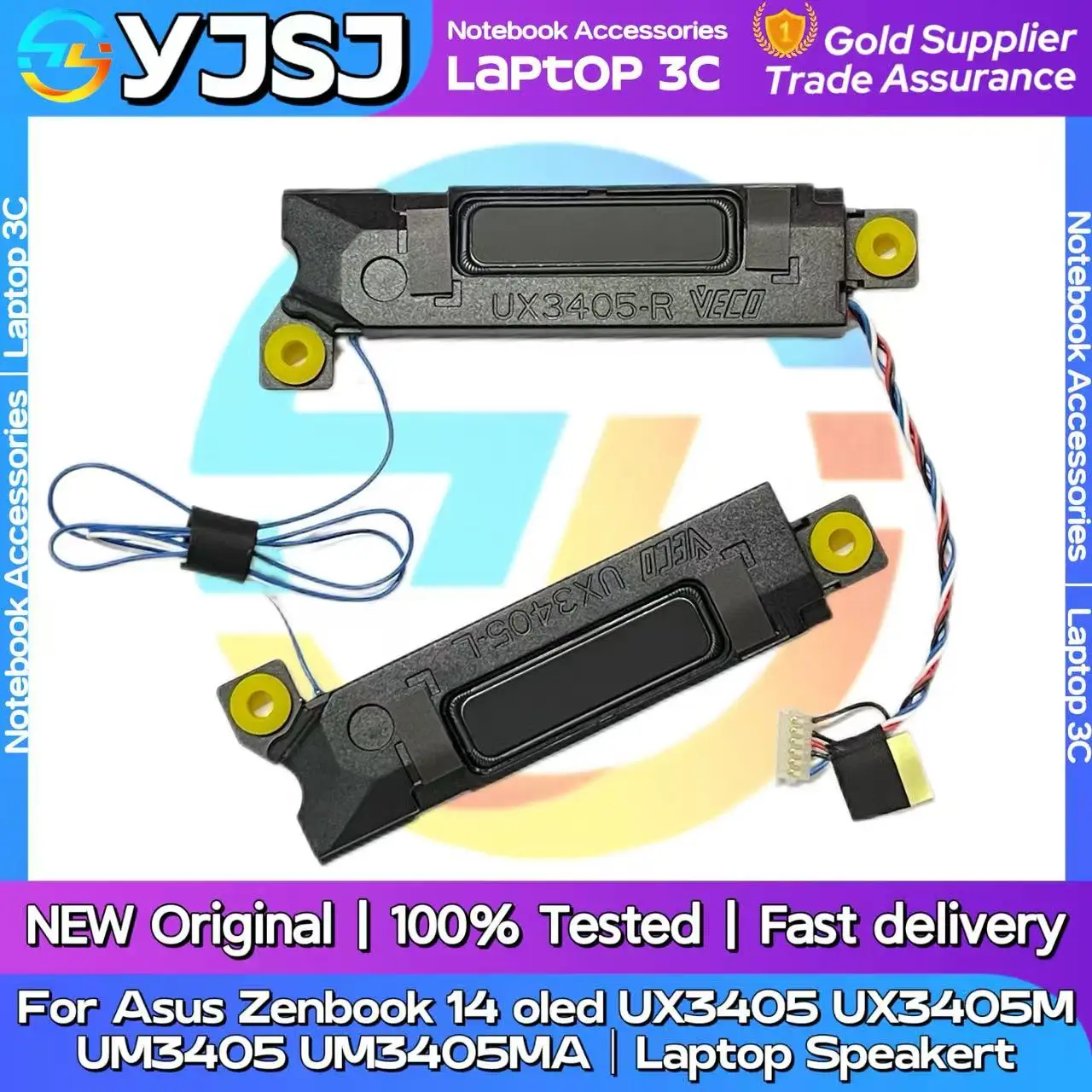 

Новый оригинальный динамик для ноутбука Asus Zenbook 14 UX3405 UX3405M UM3405 UX3405MA встроенный динамик звуковой сигнал 04072-0532000