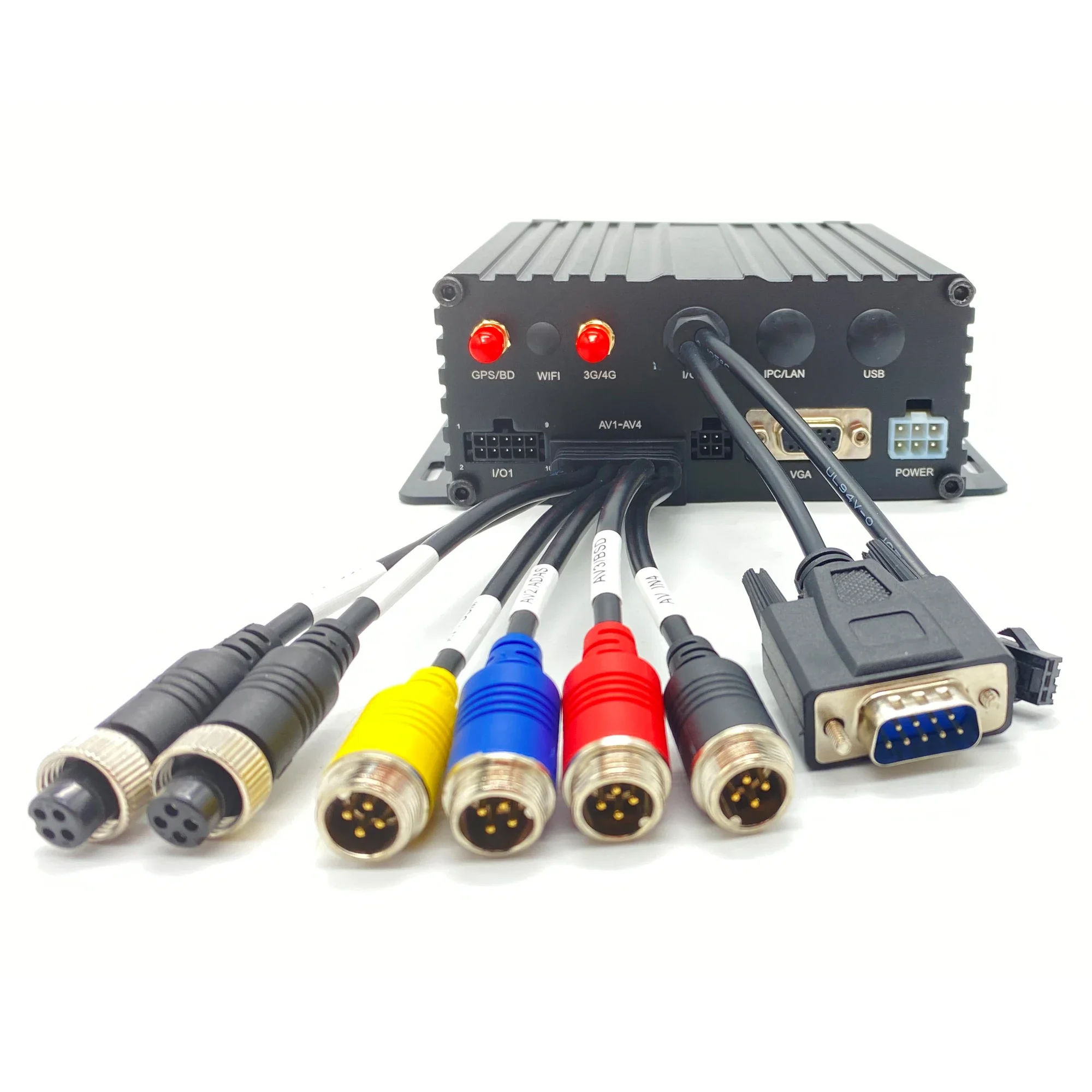 4 Channel 1080P Smart AI DVR with Adas BSD CANBUS GPS Wi-Fi 4G for Truck Bus Car Mobile Black Box Hard Disk SSD 1TB 2TB
