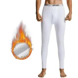 Soft Winter Wear Warm Johns Thermal Long Male Underwear Tights Leggings Elastic Bottoms Comfortable Pants Pajamas Men Sleep