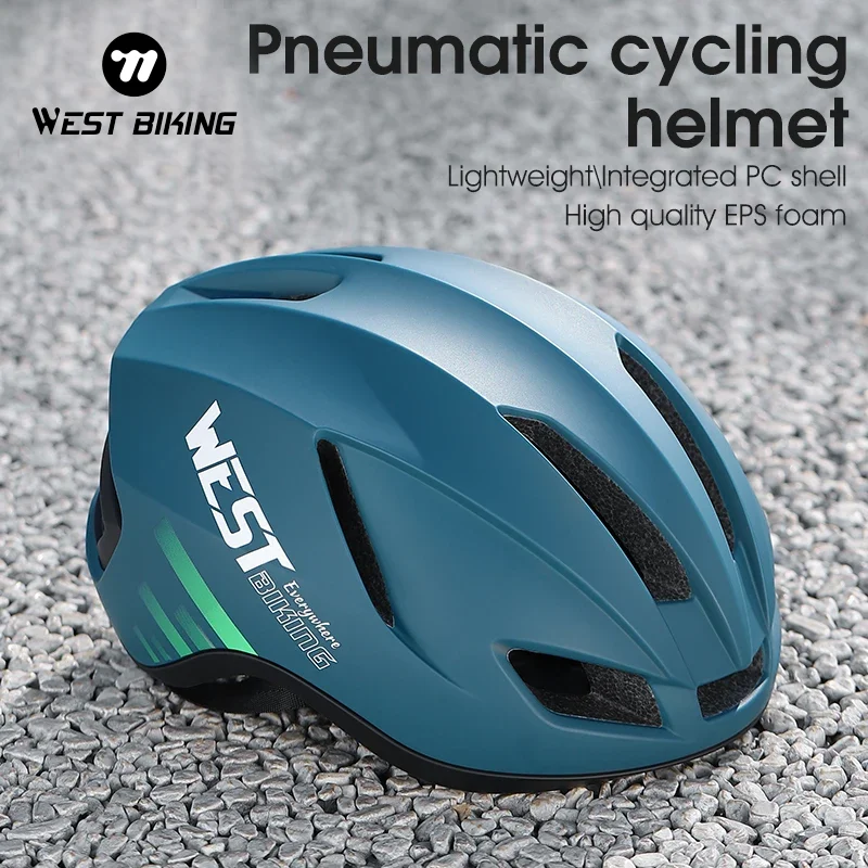 WEST BIKING Cycling Aero Helmet MTB Enduro Road Bike Integrated Lightweight Helmet Men Women Multicolor Aerodynamic Safety Caps