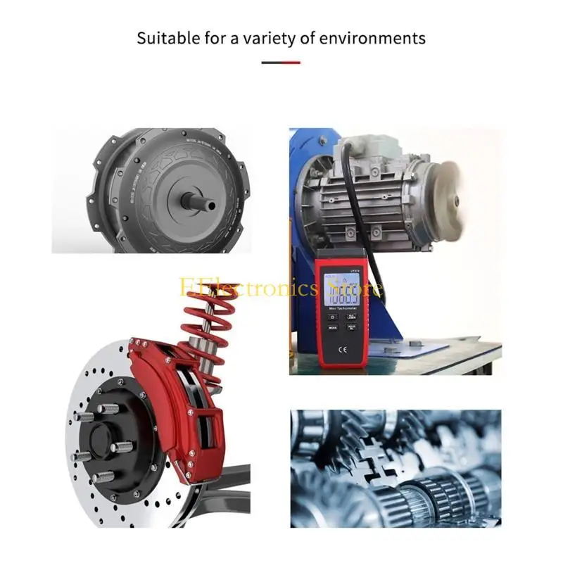 B03C UT373 LCD Digital Non-Contact TACHOMETER ได้ถึง 99999 จอแสดงผล Overload บ่งชี้