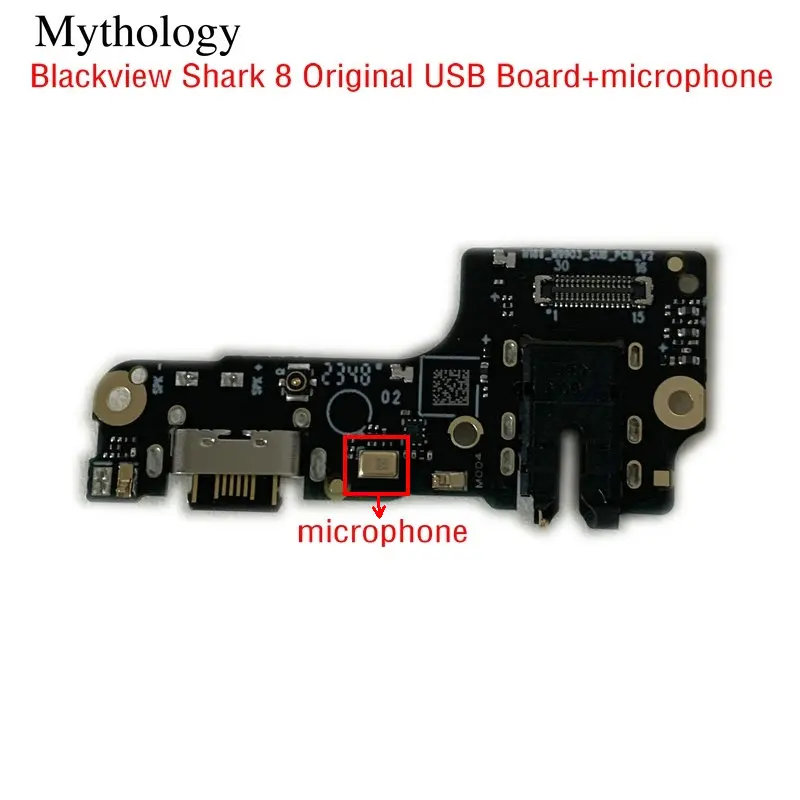 For Blackview Shark 8 USB Board Microphone Original Usb Charging Dock Charge Circuits Mobile Phone Repair Parts