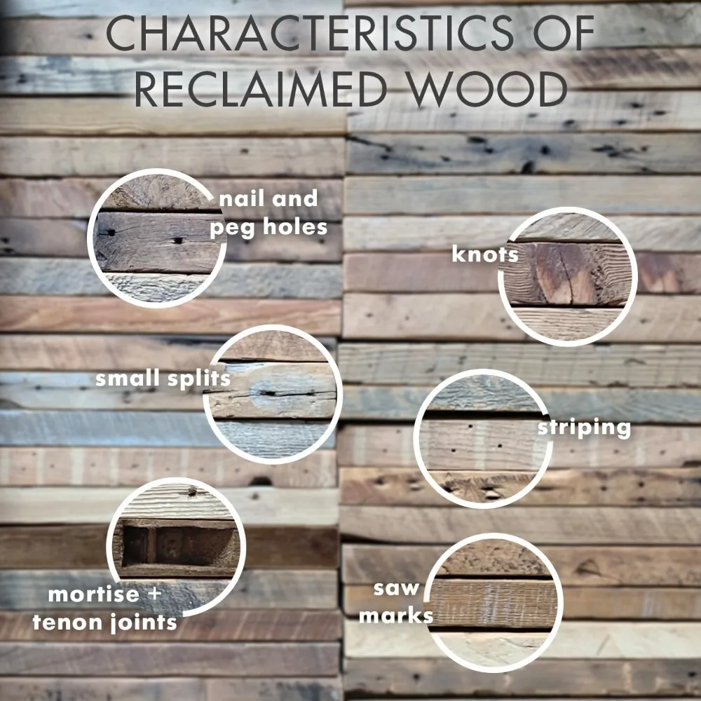 أرفف حائط عائمة من خشب البارنوود المستصلحة مع دعامات تثبيت متدفقة، مجموعة من 2، لمسة نهائية مغسولة باللون الأبيض، لديكور المنزل الريفي