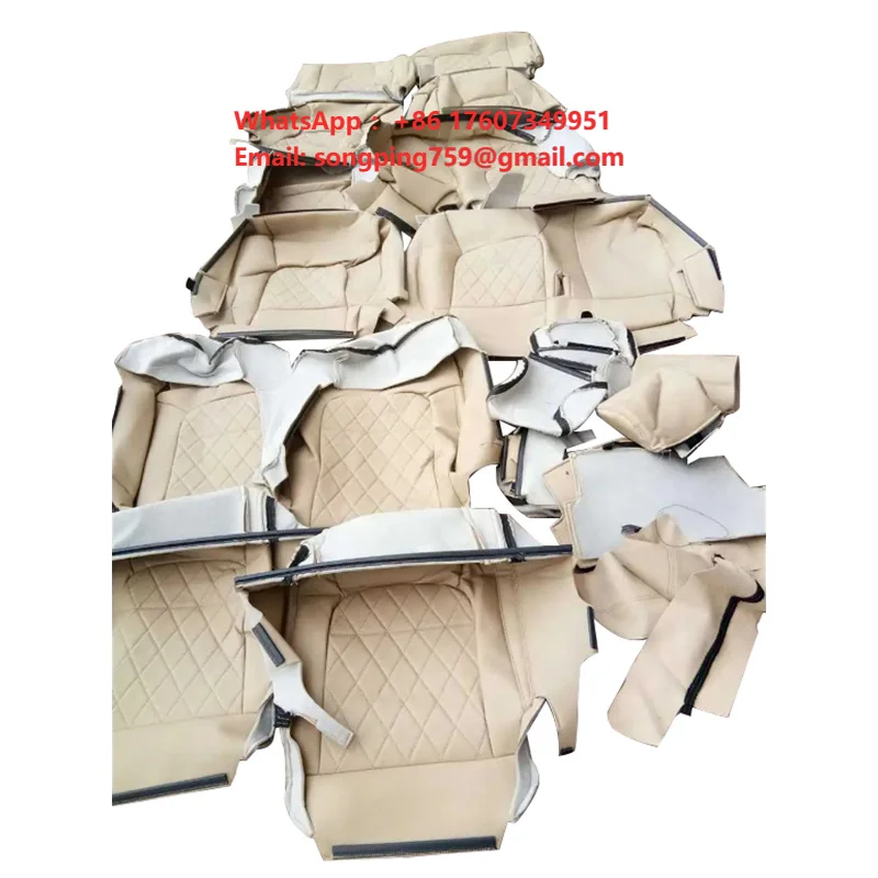Car Replacement Sports Nappa Leather Replaced OEM 10-Piece Seat Covers for Lexus Porsche for Mercedes Benz  4Series