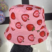 Reversible Bucket Hat Flamingo Print Fisherman Hat for Outdoor Activities Uv Foldable Brim Unisex Sun Cap for Travel