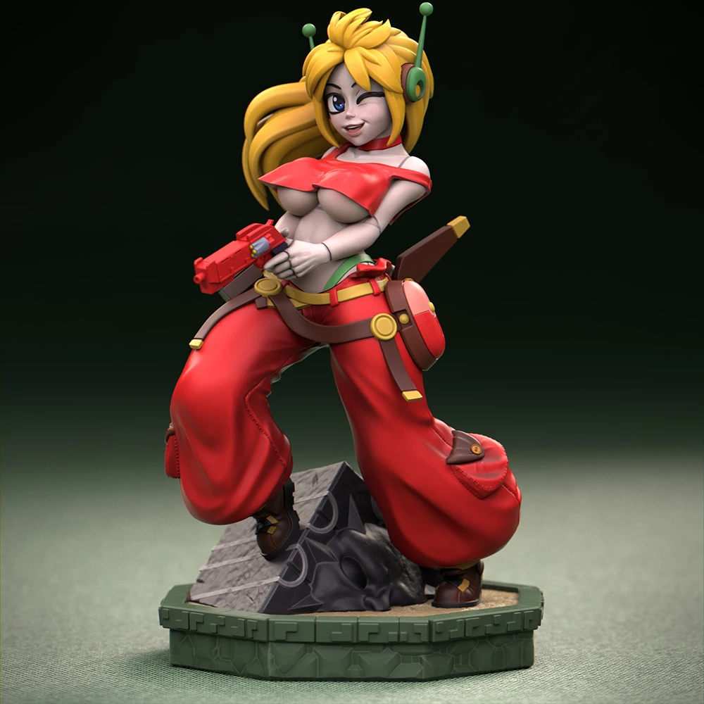 

Sexy Artificial Machine Warrior 1/24 Scale Resin Figure Model Kit Unassembled Unpainted Doll 3D Printing DIY Statue Crafts Toy
