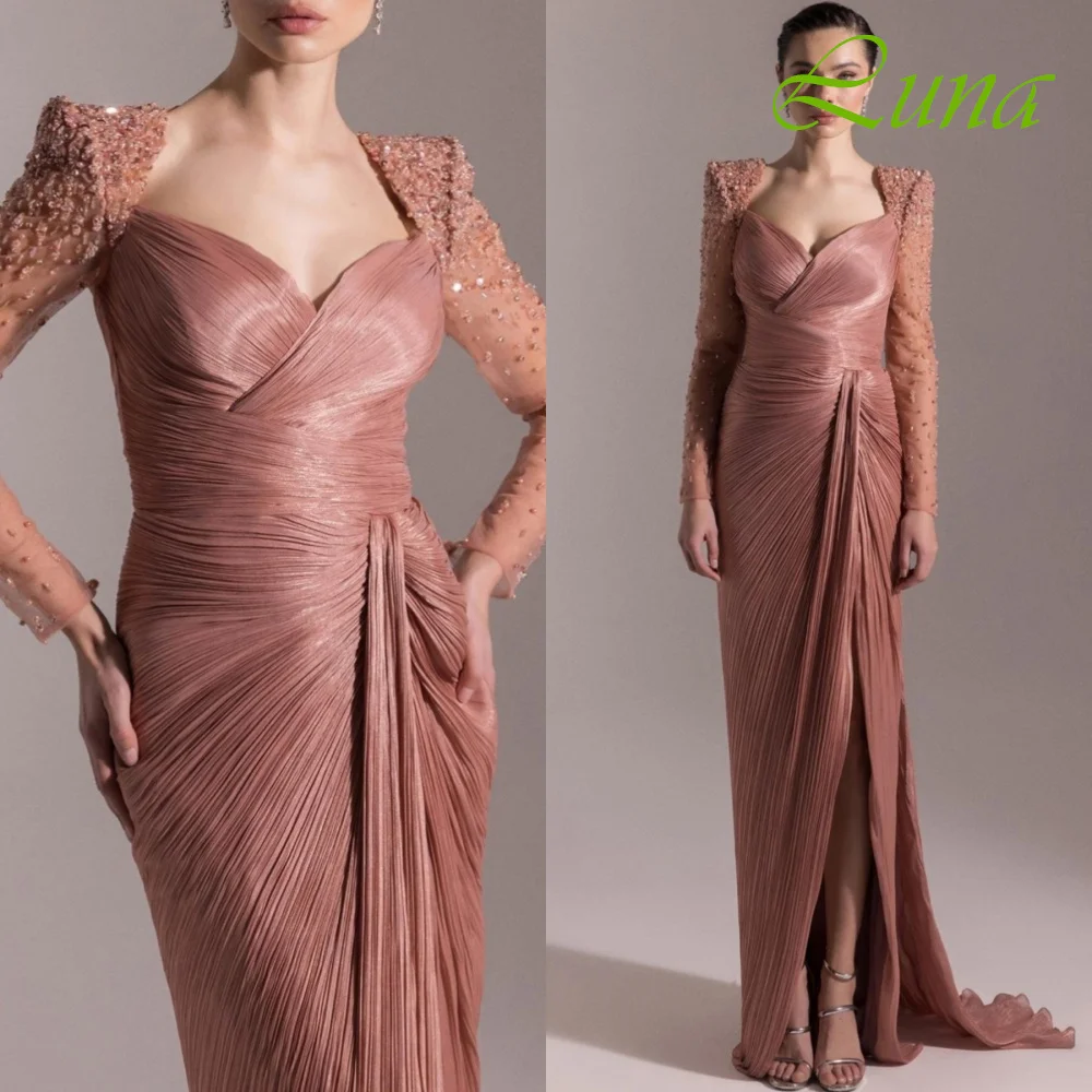 Customized Exquisite Cap Sleeve Sleeveless Evening Dress High Quality Chiffon Prom Dresses Temperament Crystal Party Gowns image 4