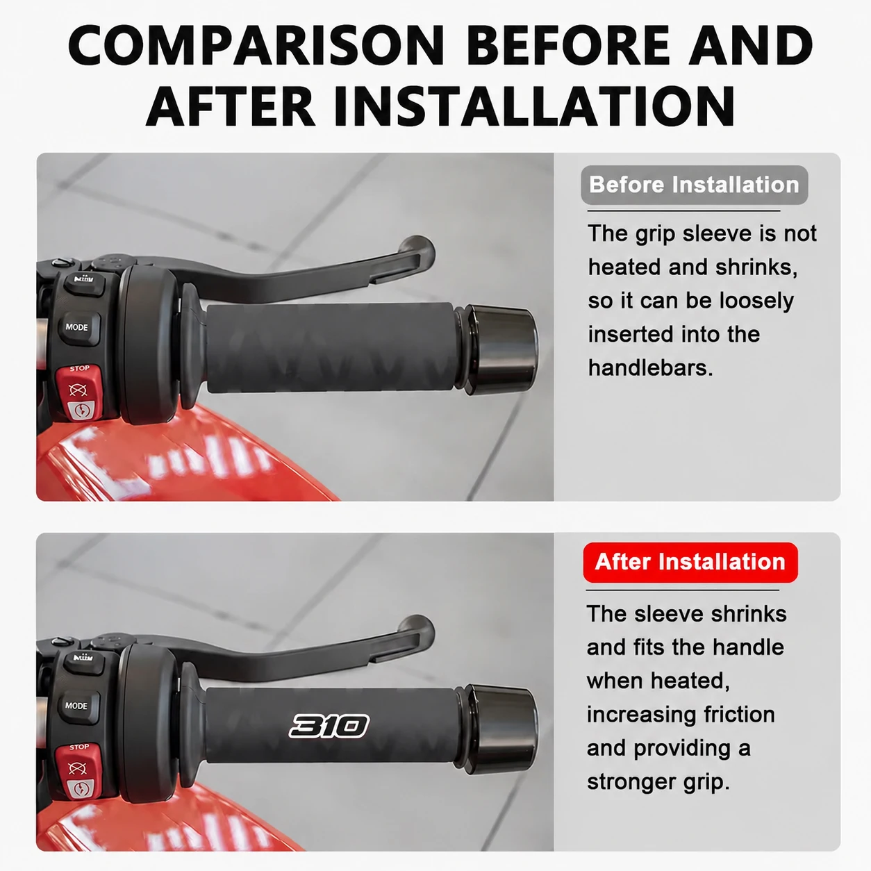 Coperture termorestringenti pe - Handlebar Grip Heated recensione e prezzo