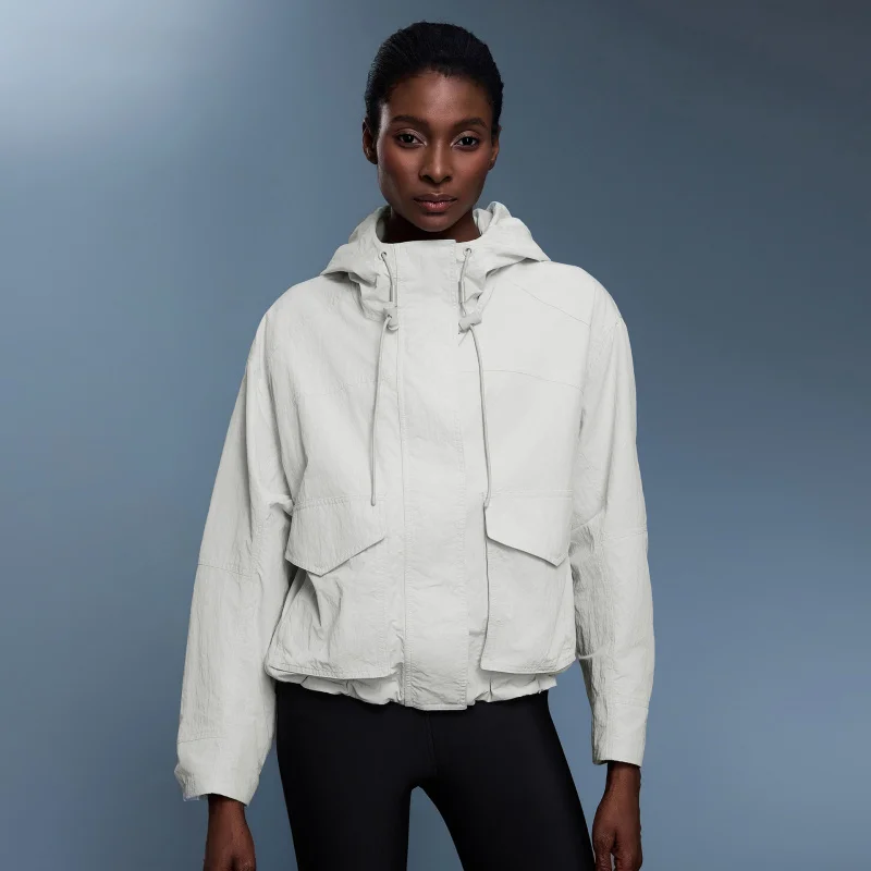 MAQVOB High Quality EU US Size Lightweight Outdoor Waterproof Hooded Jacket Casual Loose Windproof Trench Coat Jacket for Women