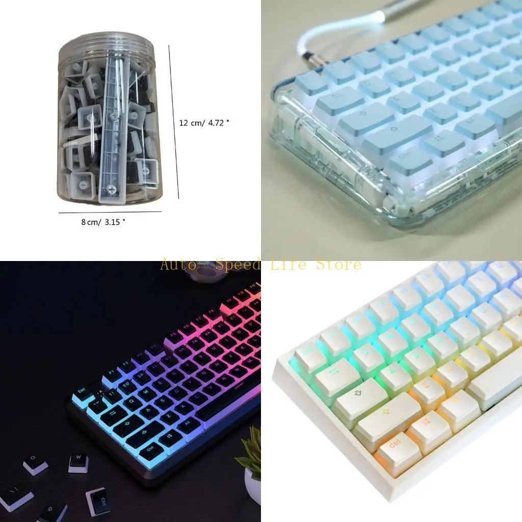 

02DA 117 Keys Keycaps OEM PBT Double Shot Keycap For Mechanical Keyboard