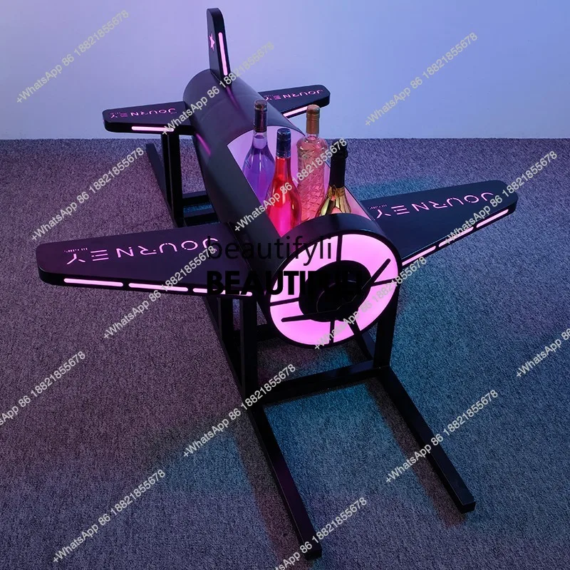 Bar KTV atmosphere props on the wine glow can sit on the car lift creativity