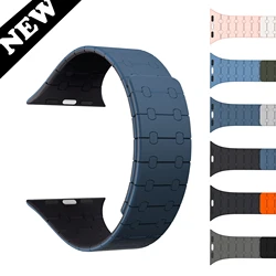 Cinturino magnetico in Silicone per Apple Watch Ultra band 49mm 45mm 41mm bracciale correa 40mm 44mm 38mm 42mm iWatch series 8 SE 7 6 5 4