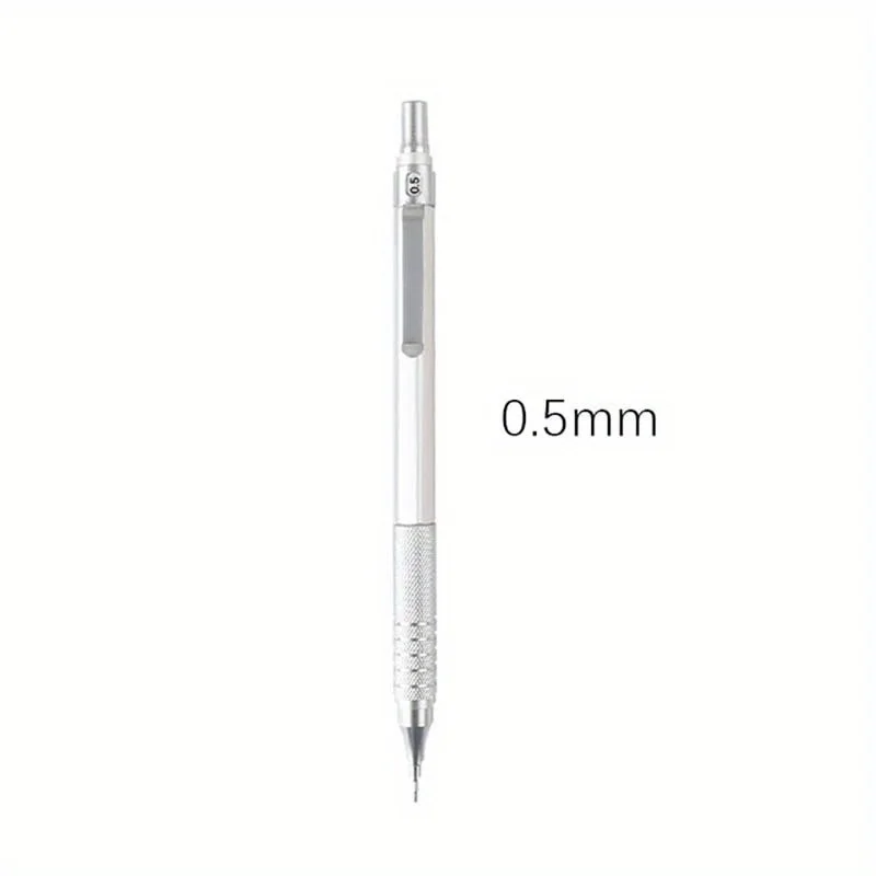 0,3/0,5/0,7/0,9/2,0 mm Druckbleistift, niedriger Schwerpunkt, Metallzeichnung, spezieller Bleistift, Büro, Schreiben, Kunstbedarf für die Schule – Detail 9