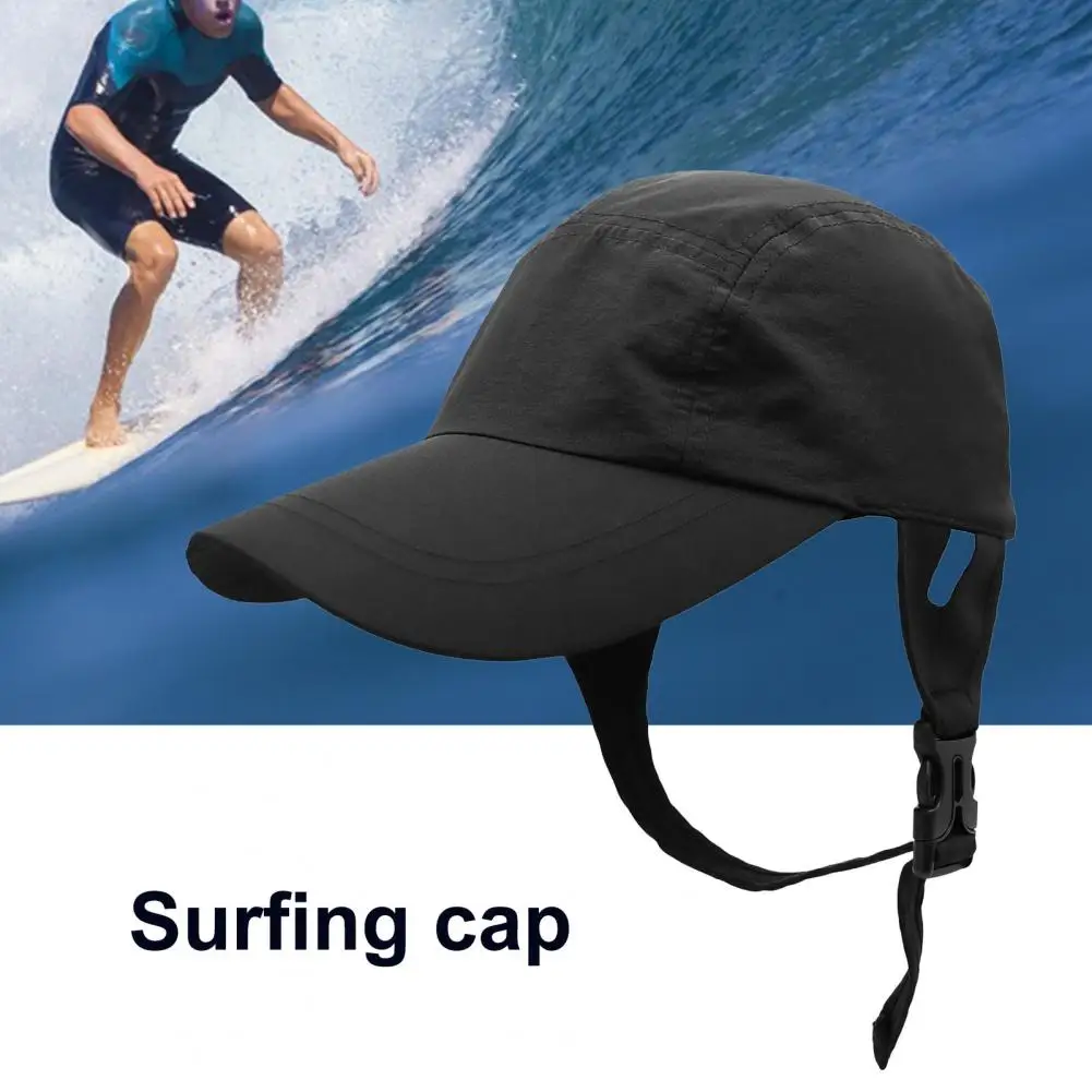 Surfing Sun Hat Unisex with Adjustable Buckle Sun Protection Caps with Wide Brim Camping Hiking Anti-UV Caps Sports Hat