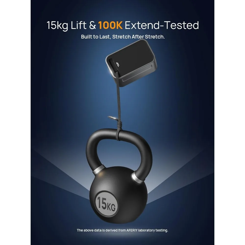 بنك طاقة للكمبيوتر المحمول 31000 مللي أمبير 100 وات PD3.0، حزمة بطارية LiFePO4 للشحن السريع بقدرة 145 وات لجهاز MacBook iPhone Samsung Dell HP #4