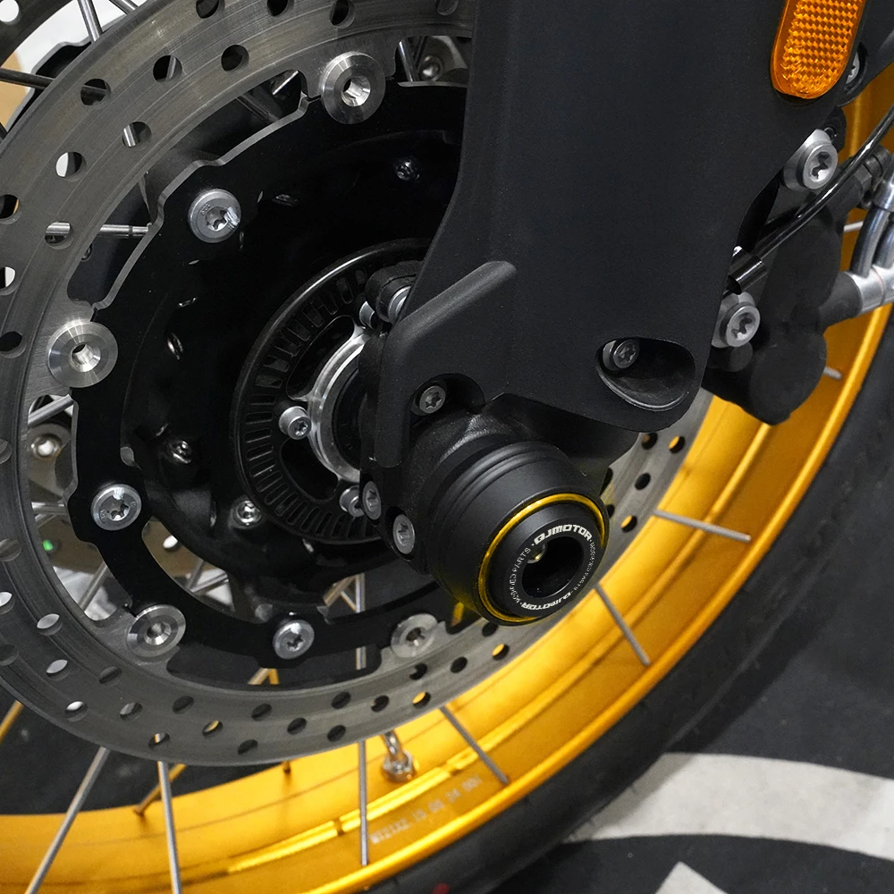 Für QJMOTOR SRK 800 700 600 SRK800RR SRT900SX SRT600SX SRT 900 SX 700SX SRT550 Motorrad Achsschutz Gabelschutz Slider Spool – Detail 1
