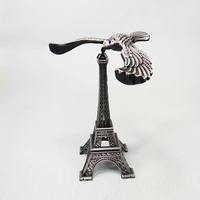 1PC Indoor Suspended Ornament Anti Gravity Balance Eagle Iron Tower Model Metal Crafts Decoration Small Ornament