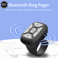 Multi-function Bluetooth Ring Remote Control Portable Fingertip Selfie Video Controller Automatic Page Turner Browsing For Phone