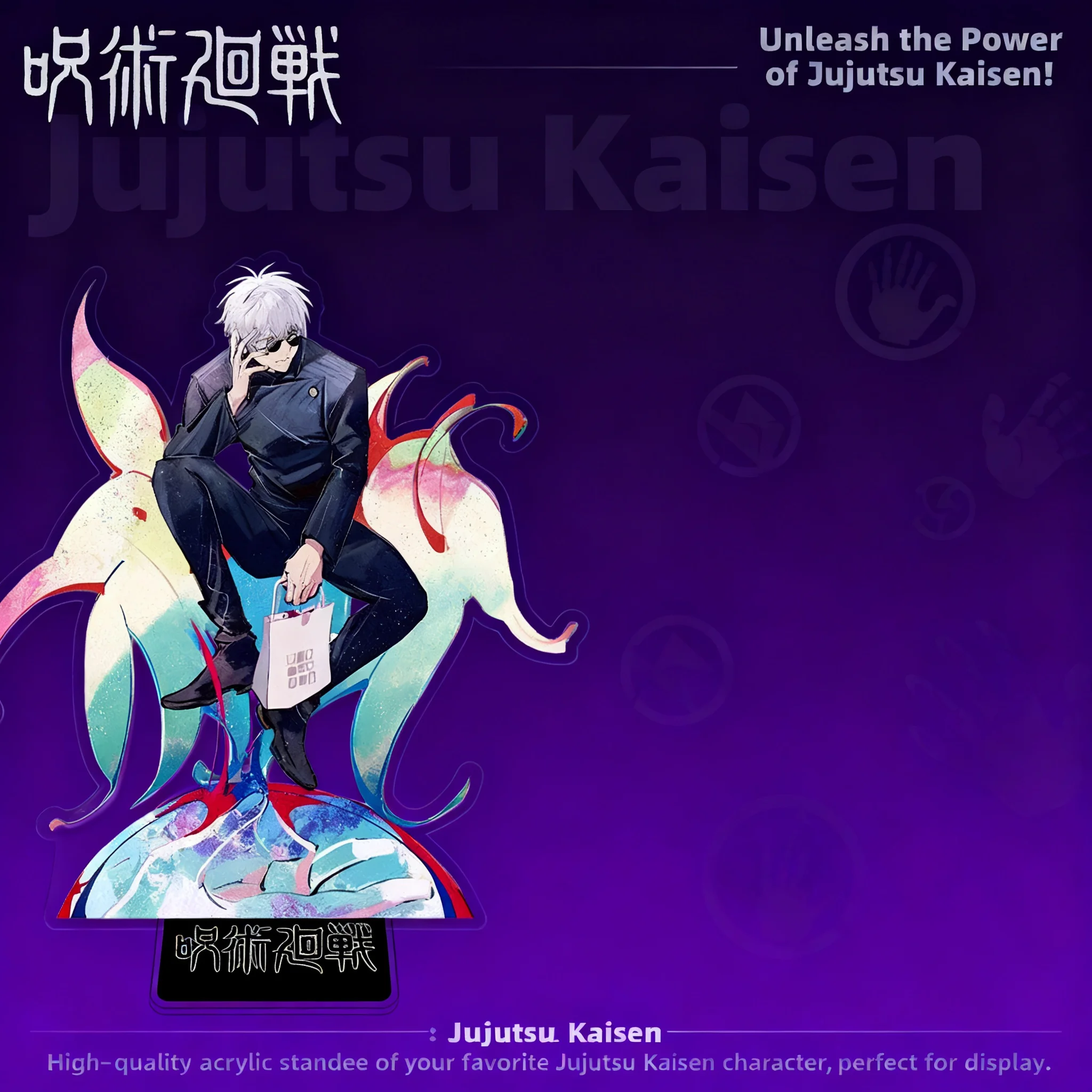 

Anime Jujutsu Kaisen Acrylic Stand 10cm Large Acrylic Stand Gojo Satoru Geto Suguru Desktop Decoration Anime Merchandise