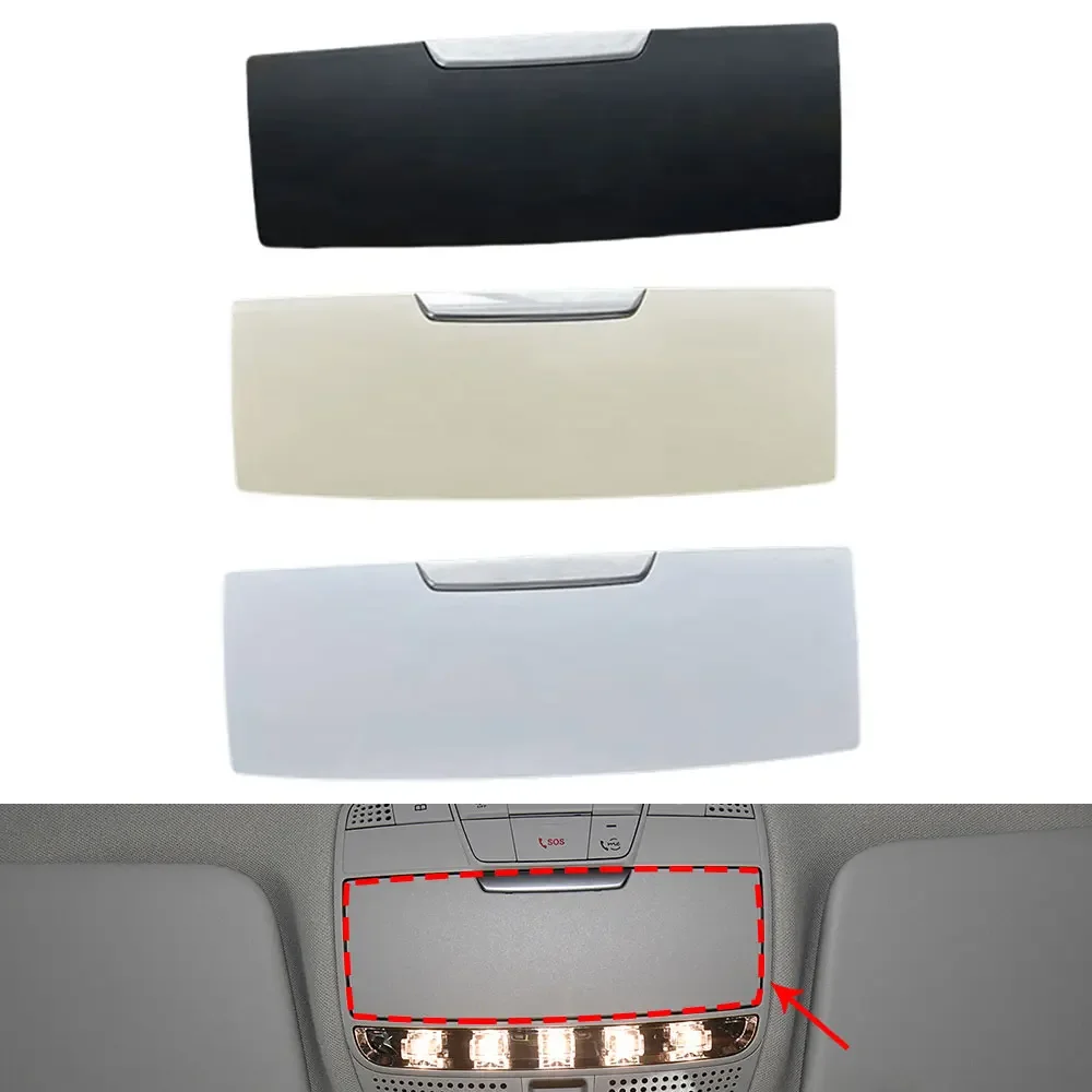 

Car Sunroof Roof Reading Light Guard Cover Glasses Case Holder Lid For Mercedes-Benz C E G GLC CLS C200 E260 G500 GLC260 CLS350