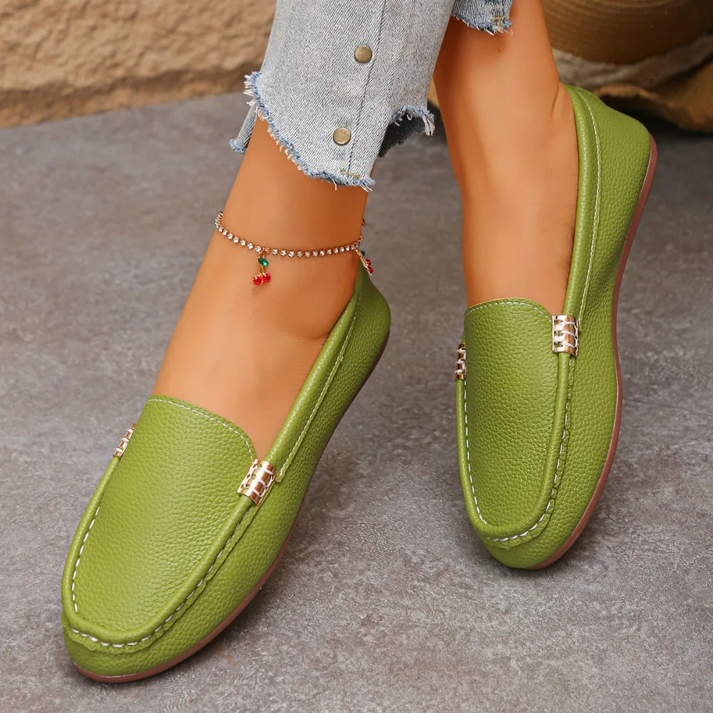 2026 New Women Flats Comfy Casual Shoes Stylish Light Durable Breathable Loafers Slip-On Trend Classic Female Sneakers