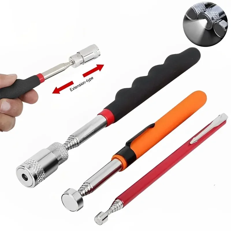 Telescopic Magnetic Pen Portable Metalworking Handy Tool Magnet Capacity for Picking Up Nut Bolt Adjustable Pickup Rod Stick
