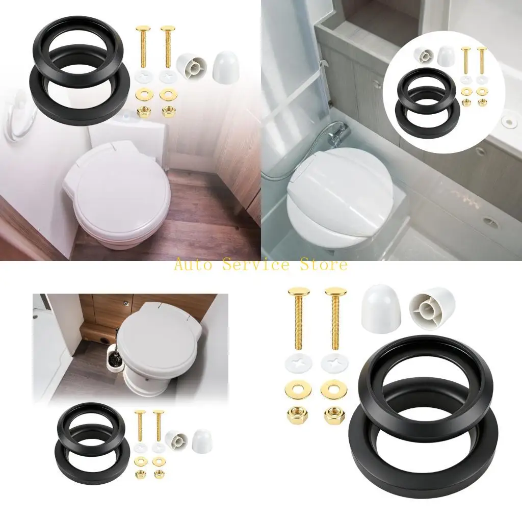 462A 34120 Toilet Service Gasket Pack with Seal Pieces and Install Parts