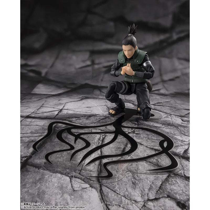 100% In Stock Original Bandai S.H.Figuarts SHF Shikamaru Nara Brilliant Strategist Anime Action Collection Figures Model Toys