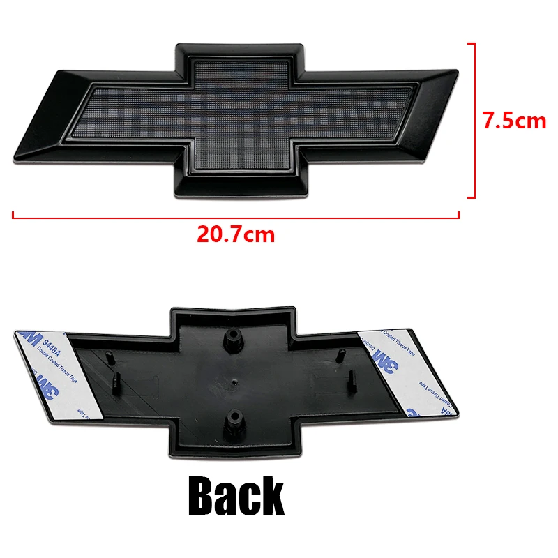 1 قطعة 20.7 سنتيمتر ABS شعار السيارة الأمامي شواء المصد الخلفي الذيل الباب الجذع شعار ملصق اكسسوارات التصميم لشروليه شارة كابتيفا