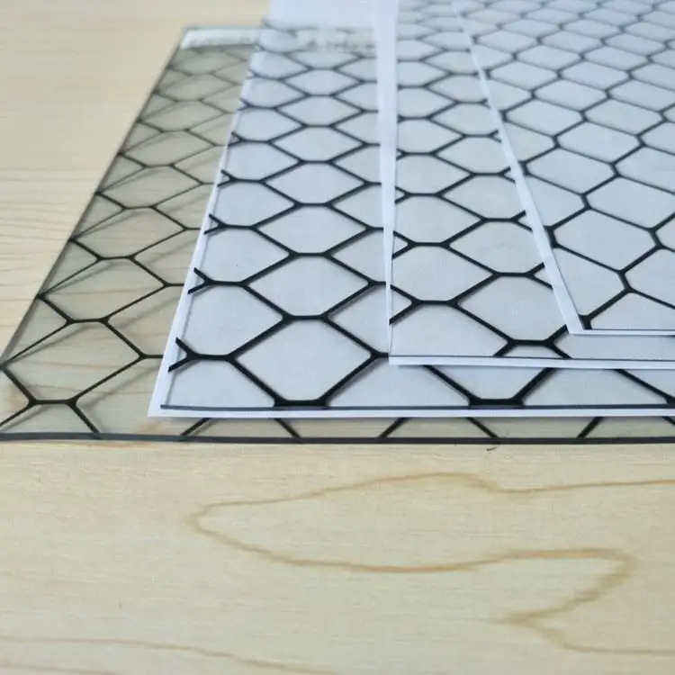 Cortina de pvc antiestática de 0.3mm, grade transparente, design preto, aplicação industrial de sala limpa para laboratórios, material pe, segurança