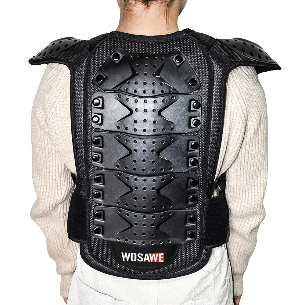 WOSAWE الجبلية دراجة نارية درع للجسم 3-10 الأطفال أطفال جاكت رياضي والعتاد دراجة على الجليد الهوكي الظهر الصدر التزلج حامي البدلة