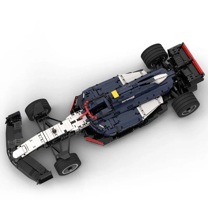 New Technical MOC-145007 SuperAT04 1:8 Scale SuperRace Car Sports Car Buiding Creators Block Bricks Kids Toys Birthday Gifts