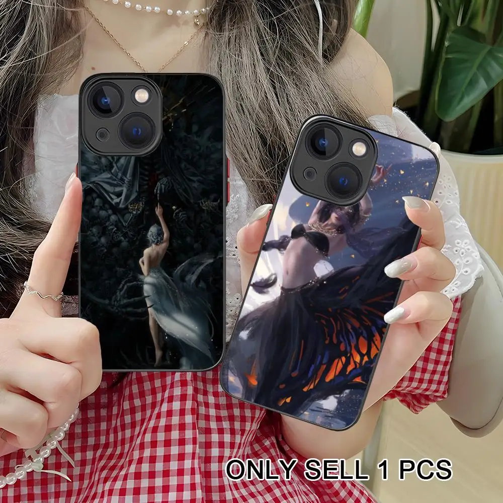 

Anime Ghostblade Phone Case for iPhone 17 16 15 14 13 12 11 X XR XS Air Pro Max Plus Mini Skin Feel Cover