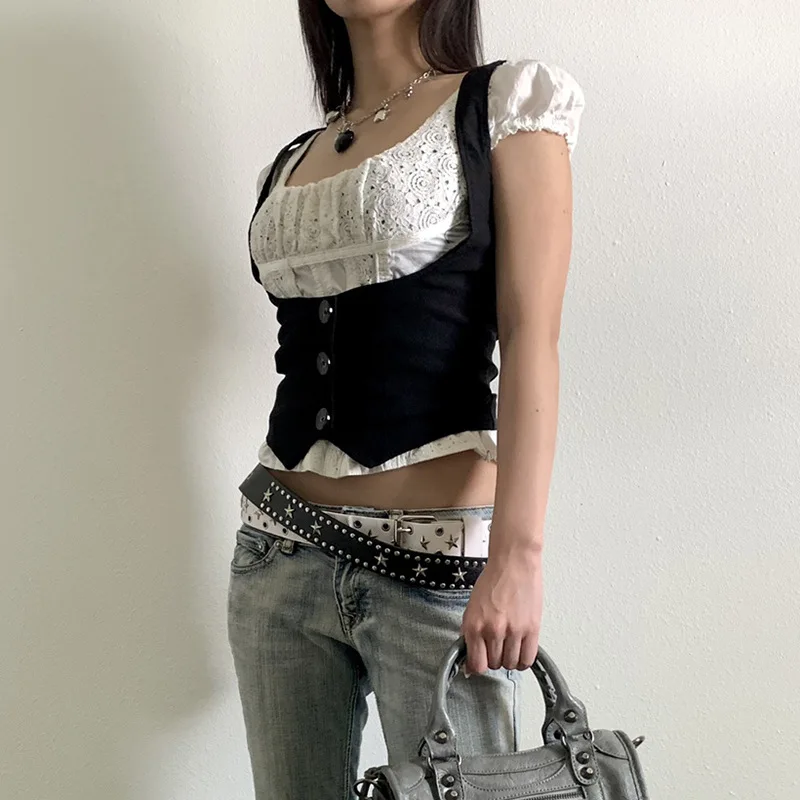 Colete de cintura externa de cor sólida feminino transfronteiriço sem mangas slim fit nova moda top feminino