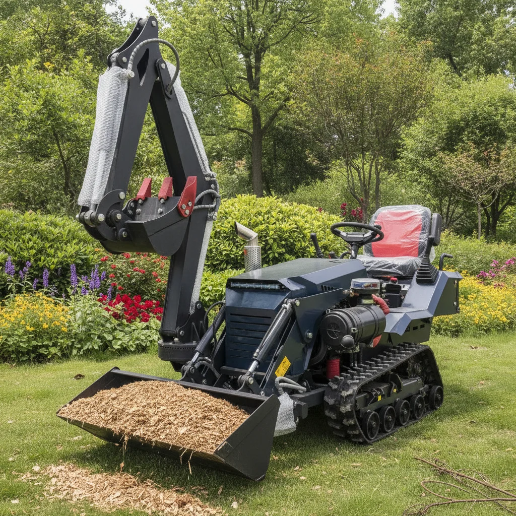 Hot Sale Adjustable Crawler Tractor, Multifunctional Farm Machine For Ploughing And Ditching, Free Shipping