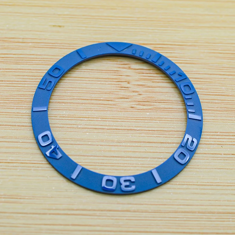 Мод 38 мм * 30,5 мм керамический Наклонный Безель вставка кольцо подходит для Seiko NH35 NH36 часы яхта Master ободок сменные части аксессуары