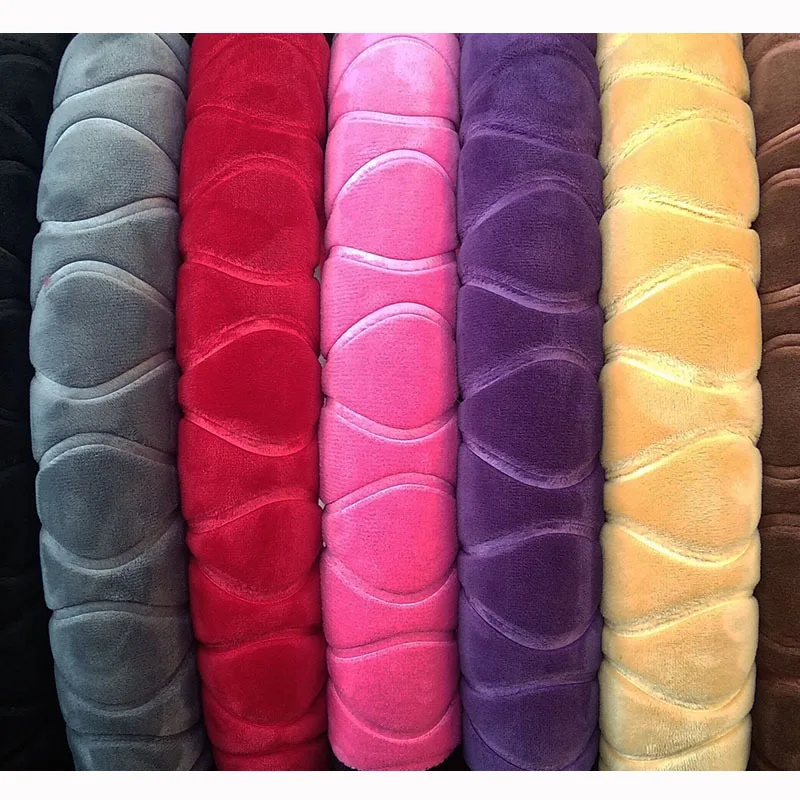 37-39CM Car Steering Wheel Covers Soft Warm Plush Steering Wheel Cover Car Steering Wheel Plush Cover for Women Winter Warm