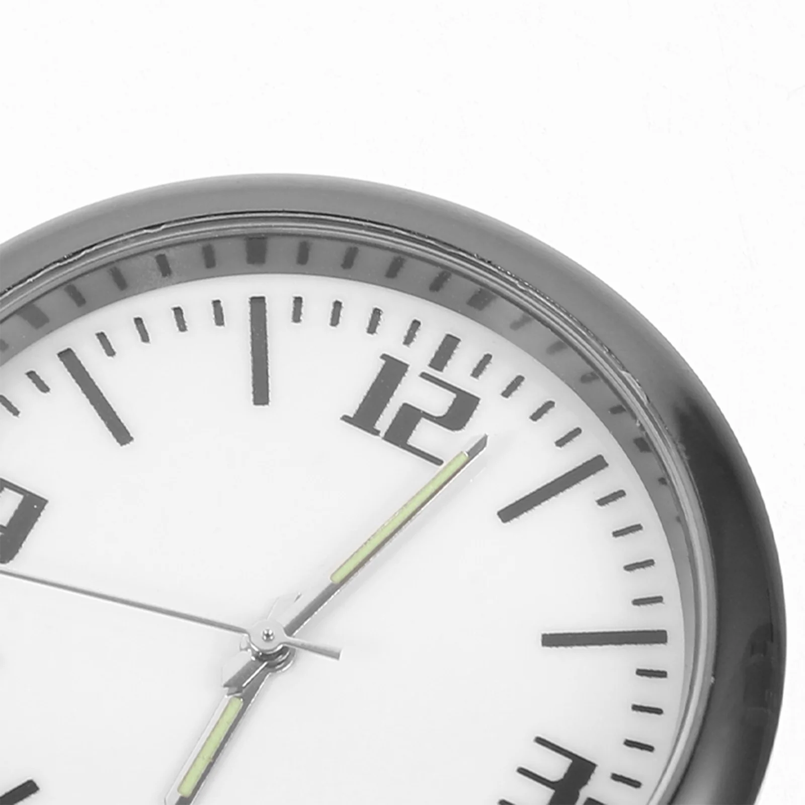 

Mini Electronic Quartz Clock Compact Small Size for Car Dashboard Vehicle Interior Metal Stick on Clock Portable Auto Timepiece