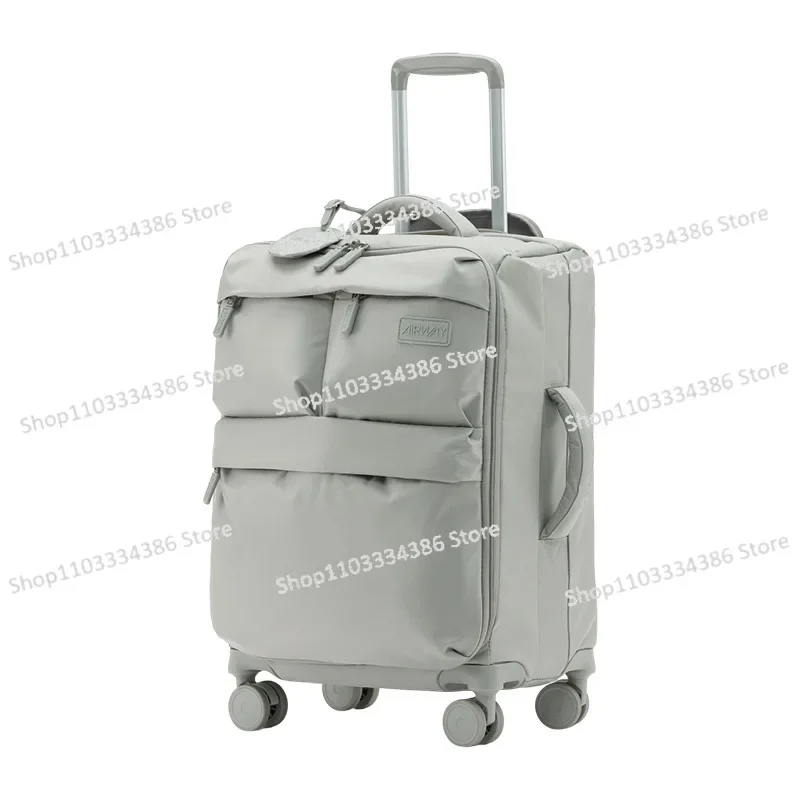 

Export Upgraded Ultra-light Suitcase, Female Password Suitcase 20-inch Boarding Case, Waterproof Canvas Trolley Case