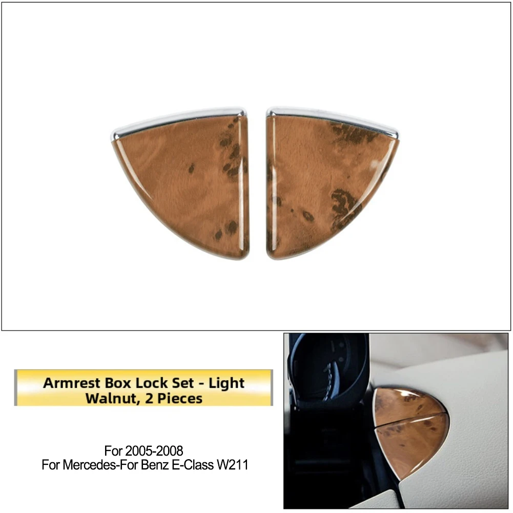 Replacement Armrest Lock Cover for Mercedes for E Class W211 2005-2008 Console Lid Part Number 2116804284 Fitment with LHD and