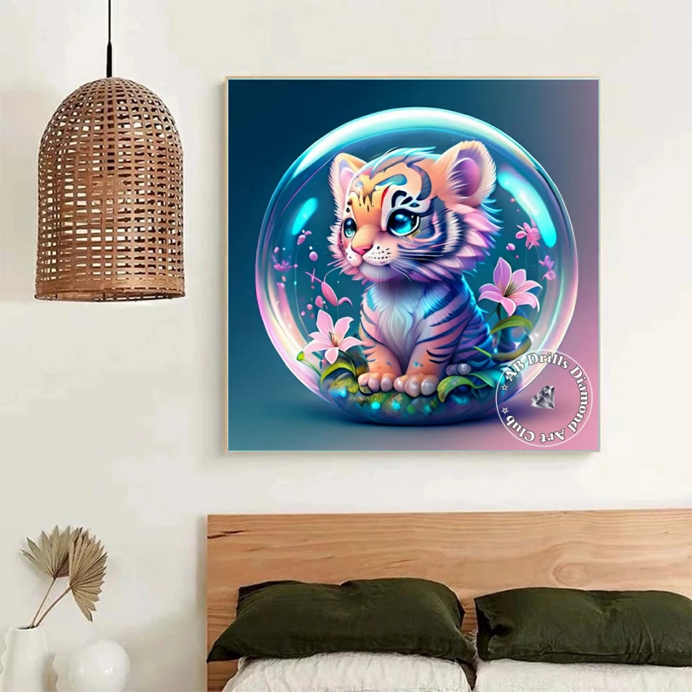 Cute Zodiac Signs 5D DIY AB Diamond Painting Embroidery Fantasy Animal Rhinestone Mosaic Cross Stitch Home Decor Gift 2023 New