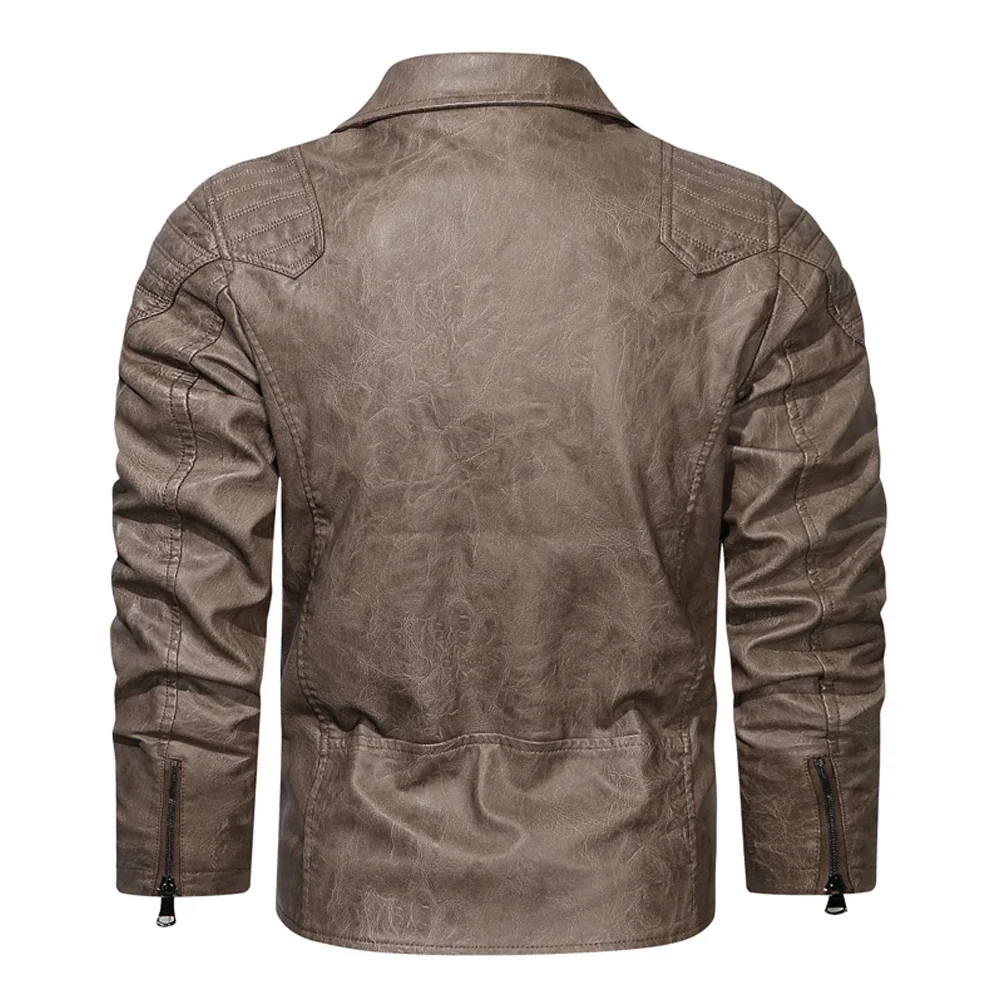 Vintage Uniform Jacket Vintage Soldier Diagonal Zip Flight Suit High Precision Replica Fashion Trend Are Versatile Men's Coat image 4